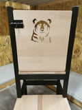 Personnalisation motif pour porte de tour d'observation