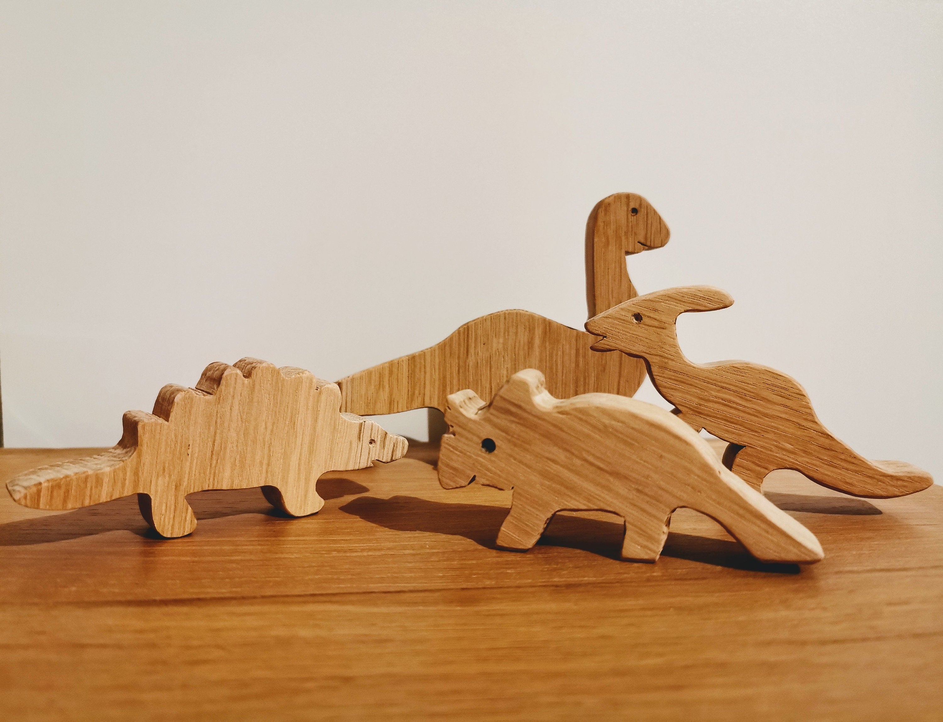 Jouet Dinosaure en bois fait main
