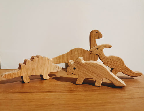 Jouet Dinosaure en bois fait main