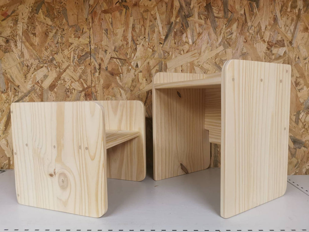 Duo Bureau et chaise evolutifs type Montessori